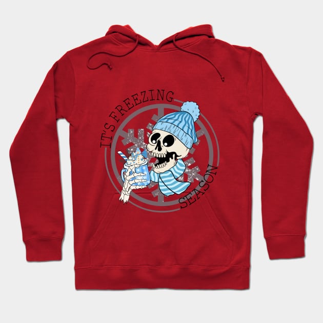 It's Freezing Season Hoodie by Gomqes